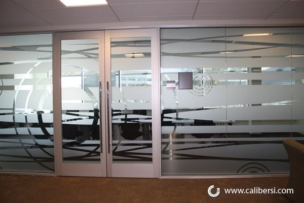 Frosted Vinyl Window Graphics