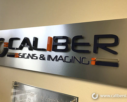 Caliber Signs & Imaging Lobby Sign Orange County - Irvine Call: 949-748-1070