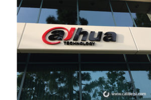 Dahua Technology Exterior Foam and plex letters orange county - Caliber Signs & Imaging in Irvine Call: 949-748-1070