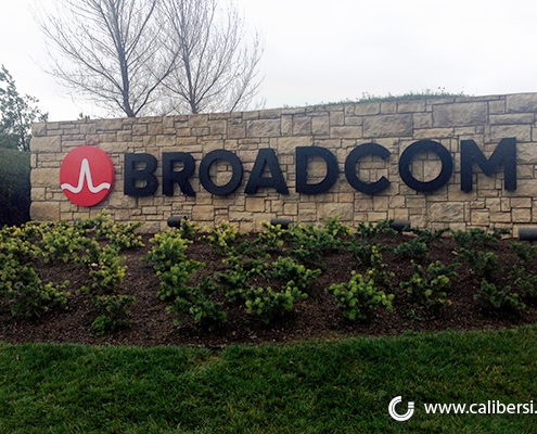 Broadcom Monument Sign