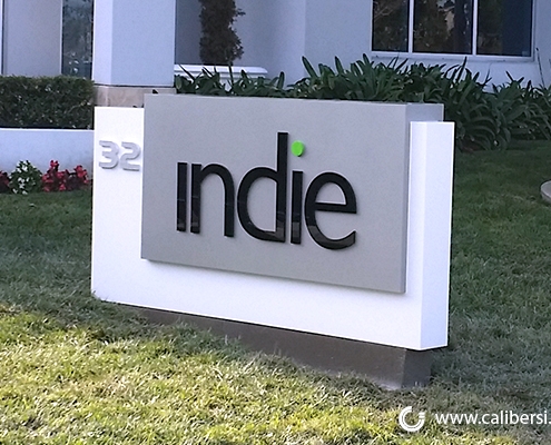 Indie Semiconductor Monument Sign