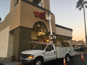 Caliber Signs and Imaging Installation Truck