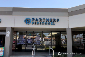Partners storefront sign