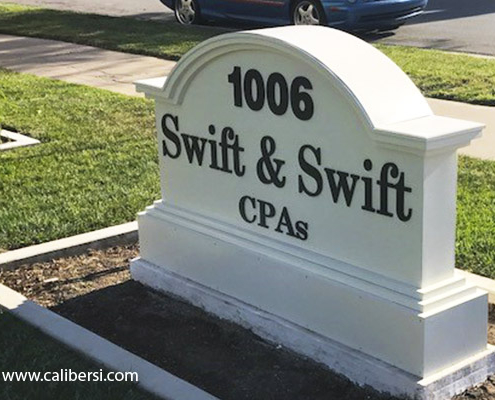 Swift & swift monument signage design