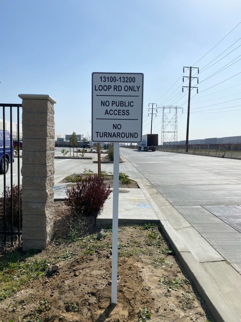 No Public Access Signs in Orange County CA