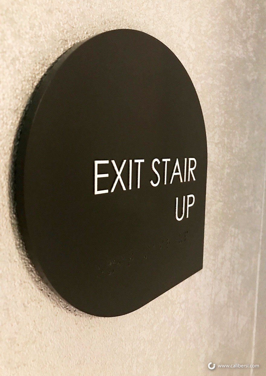Stairway Signs for malls in Orange County CA