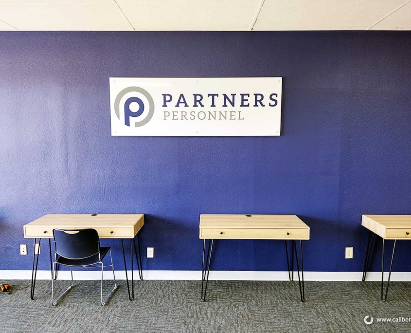 Partners Business interior wall sign